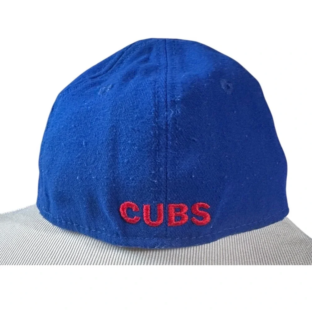 New Era Youth Chicago Cubs Hat Child Blue Polyester Solid Stretch Fit MLB 2016